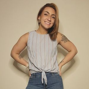 Old Navy Vertical Stripe Tank